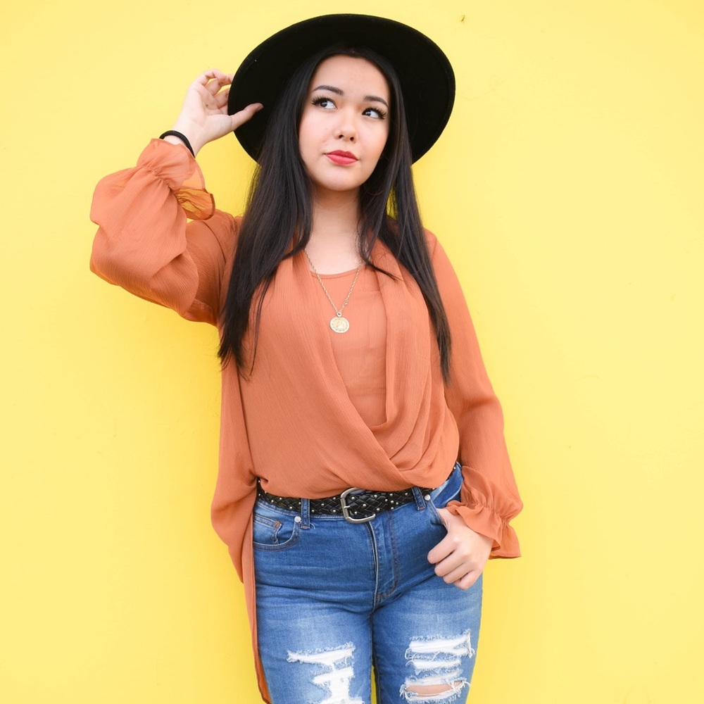 Layered Up High Low Asymmetrical Top